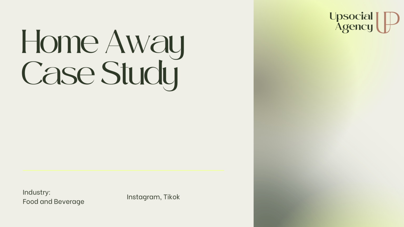 Home Away Coffee case study cover