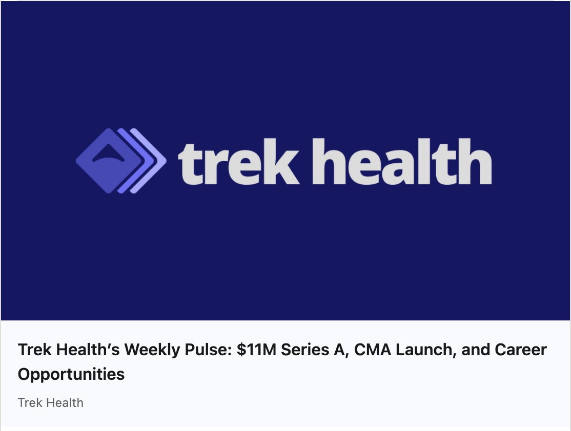 Trek Health LinkedIn Newsletter