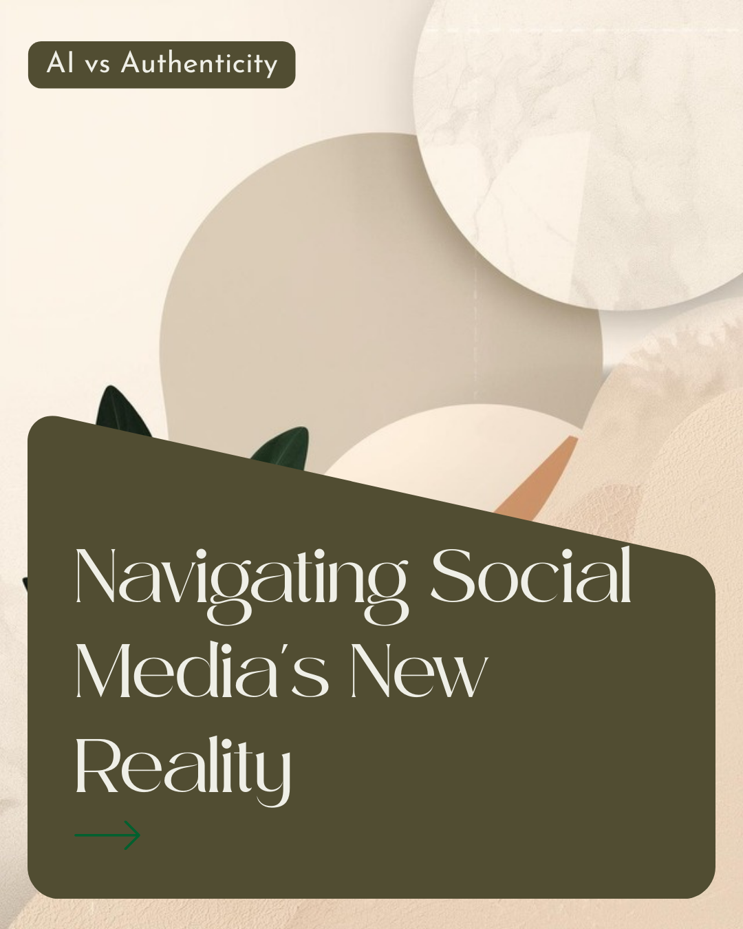 AI vs authenticity in social media header image