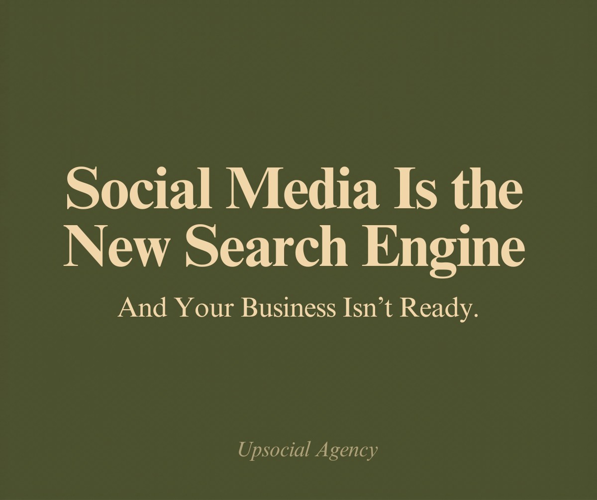 Social media search engine blog header - social media replacing Google for business discovery