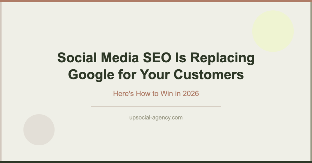 Social media SEO strategy guide for 2026