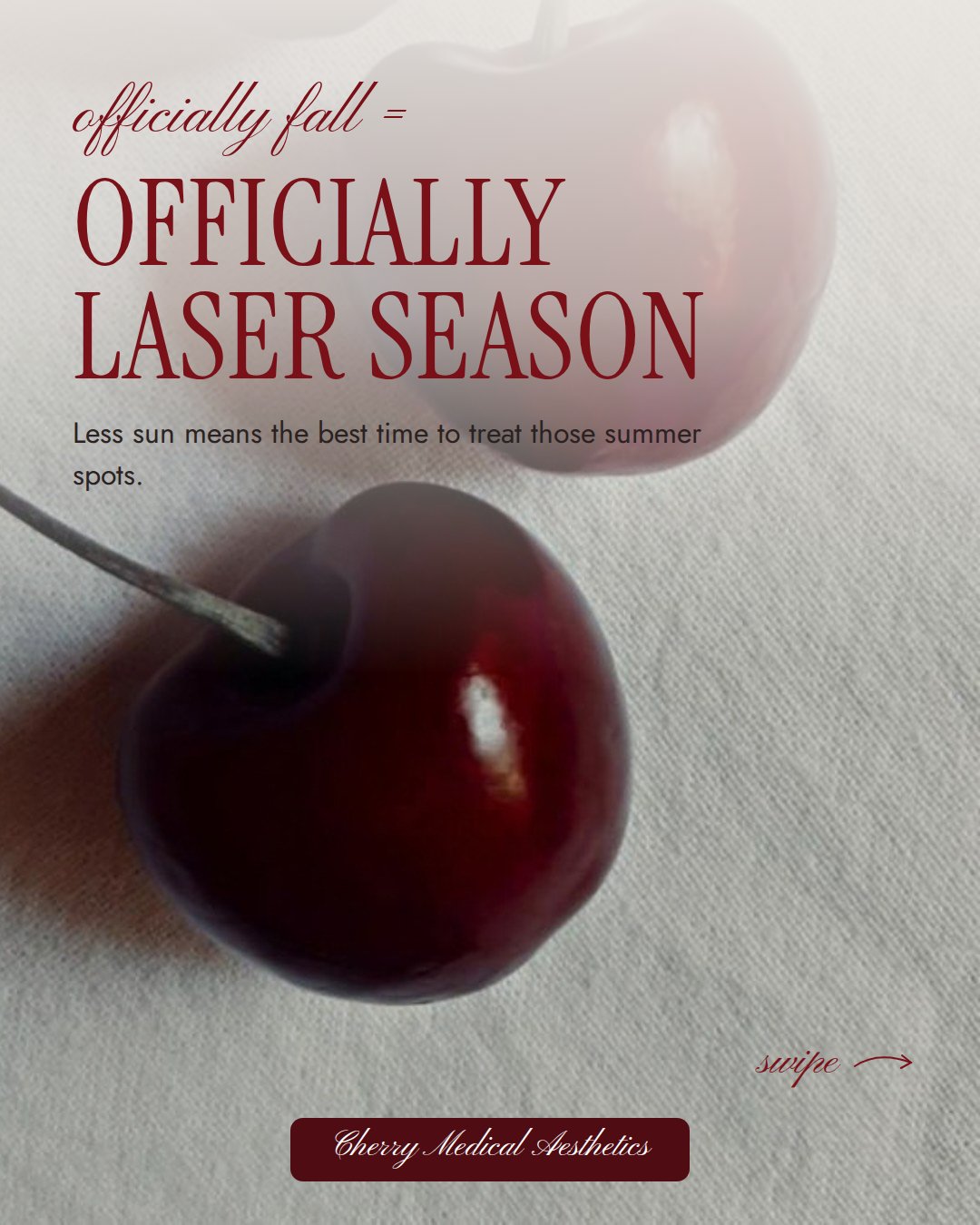 Cherry Medical Aesthetics laser season post