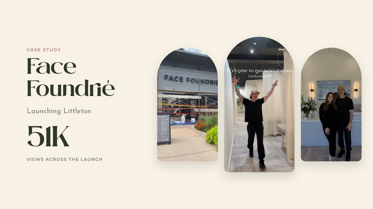 Face Foundrié launch case study cover