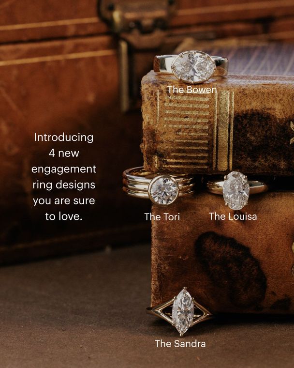 Four new engagement ring designs