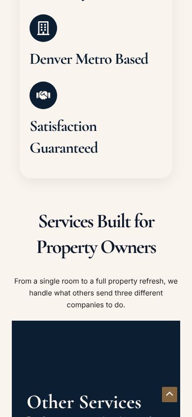 Garron Construction site on mobile